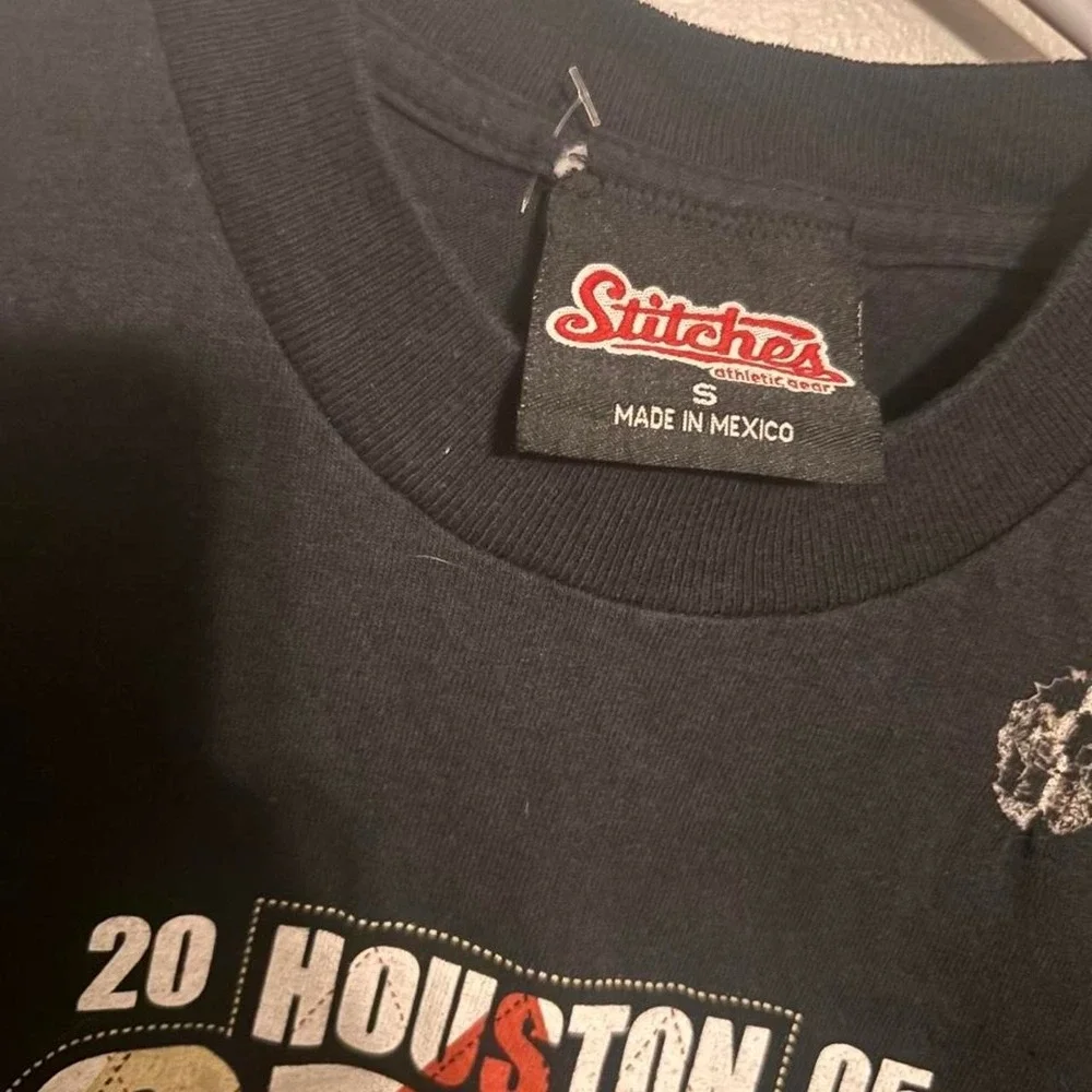 Vintage Black Houston Astros 2005 National League Champions tee size S